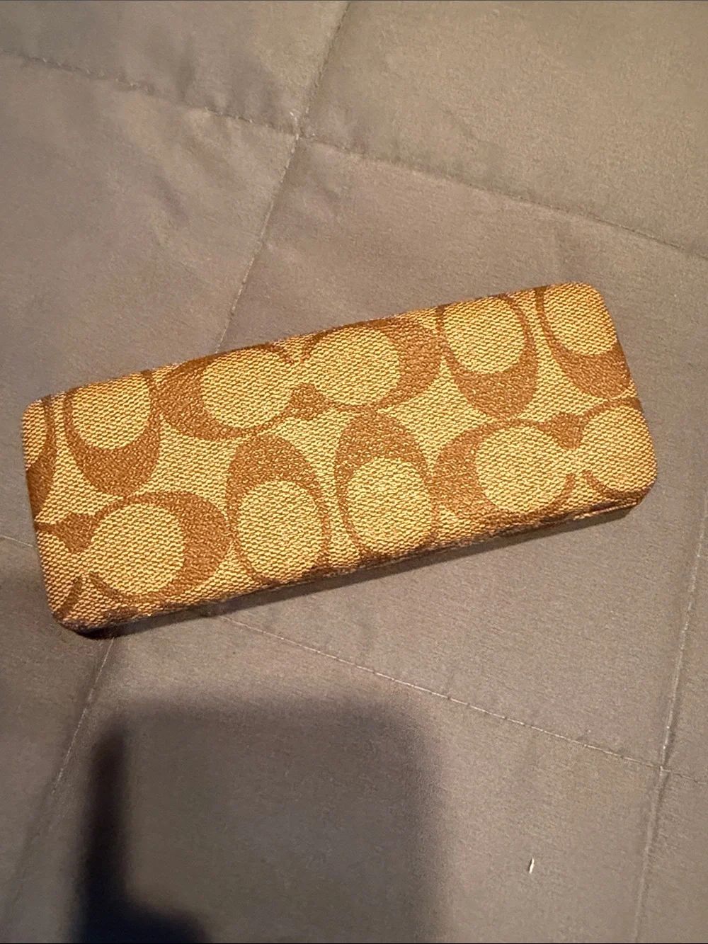 Coach Rectangular Eyeglass Case in Brown